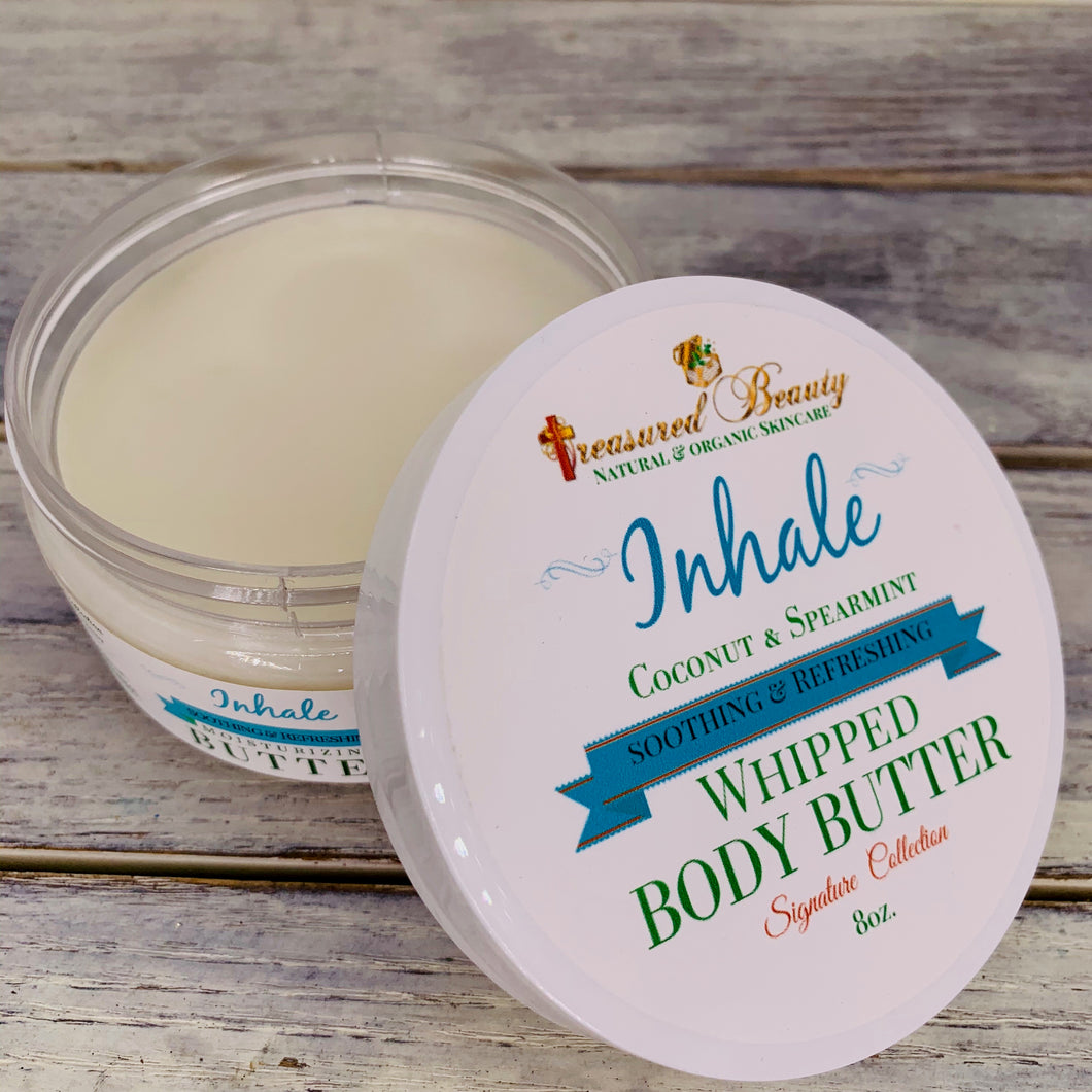 Inhale Whipped Body Butter  (Spearmint, Coconut)