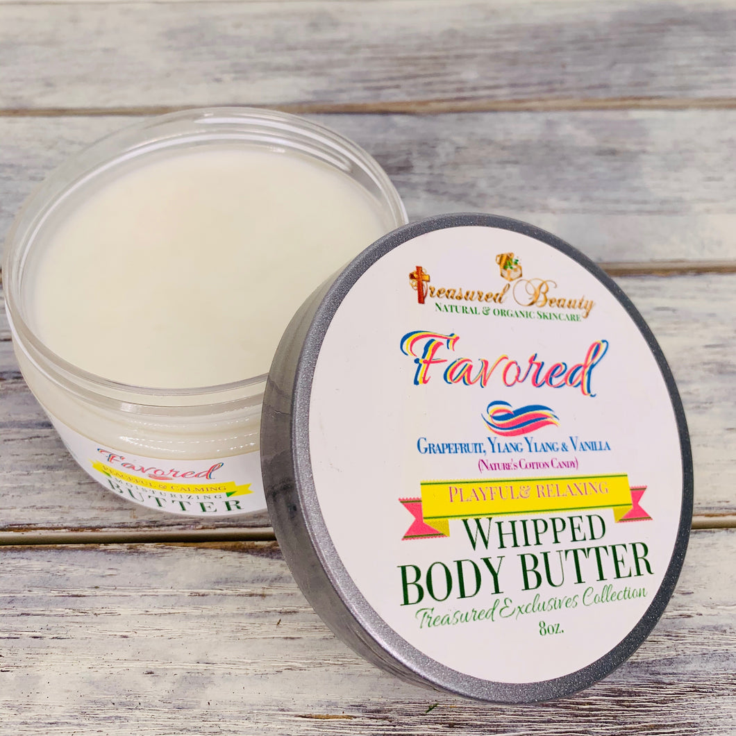 Favored Whipped Body Butter  (Grapefruit, Ylang Ylang & Vanilla)