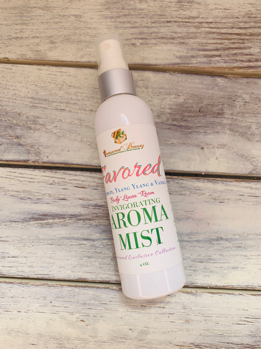 Favored Aroma Mist  (Vanilla, Grapefruit & Ylang Ylang -Nature's Cotton Candy)